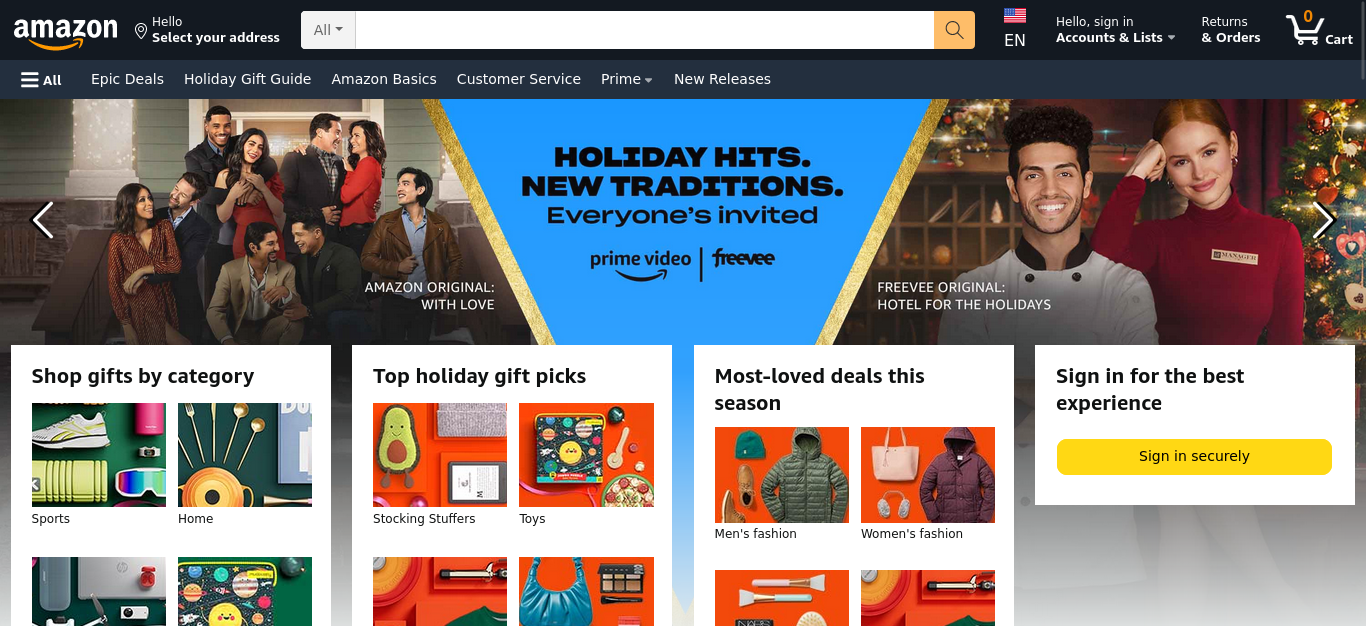 Amazon Clone preview